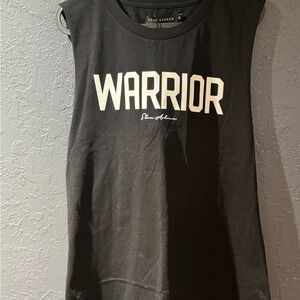Warrior Black Sleeveless Top NWT